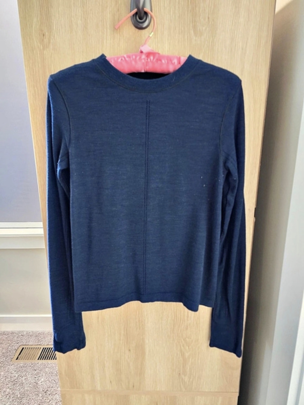 Athleta Move With Ease Top Long Sleeve Blue